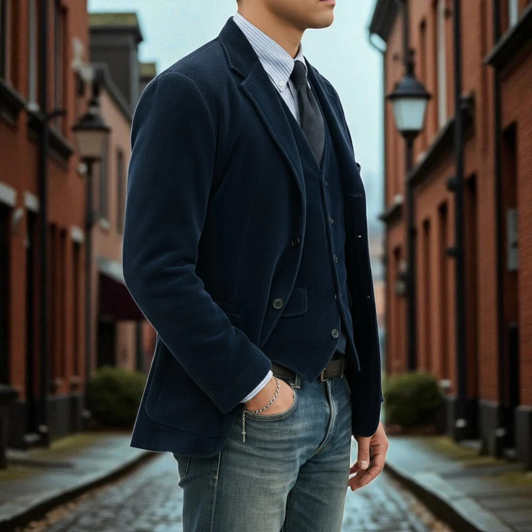 Tommy™ | Zestaw 2 częściowy: Marynarka i Kamizelka