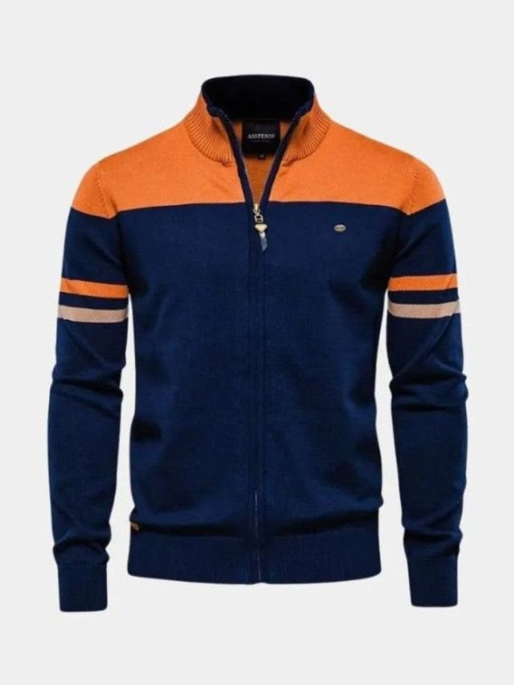 Anders™ | Kardigan z dzianiny z zamkiem błyskawicznym