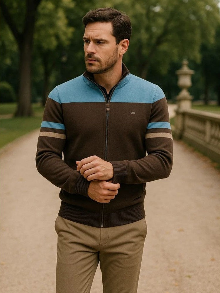 Anders™ | Kardigan z dzianiny z zamkiem błyskawicznym