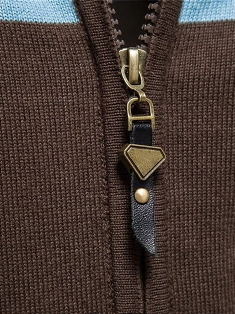 Anders™ | Kardigan z dzianiny z zamkiem błyskawicznym