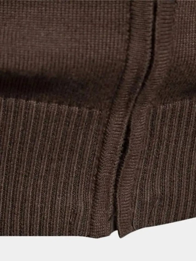 Anders™ | Kardigan z dzianiny z zamkiem błyskawicznym