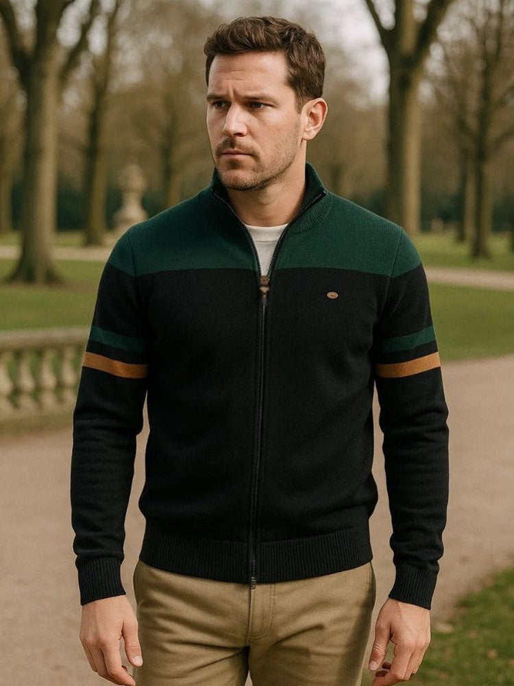 Anders™ | Kardigan z dzianiny z zamkiem błyskawicznym