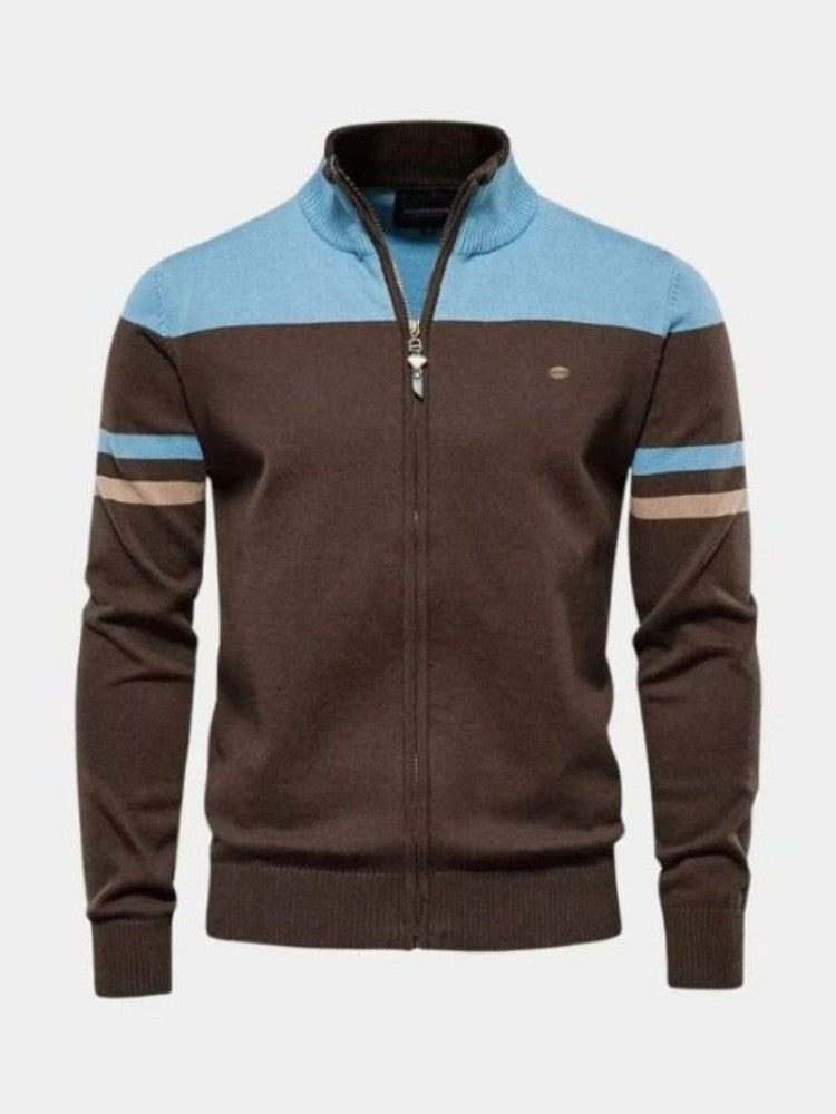 Anders™ | Kardigan z dzianiny z zamkiem błyskawicznym