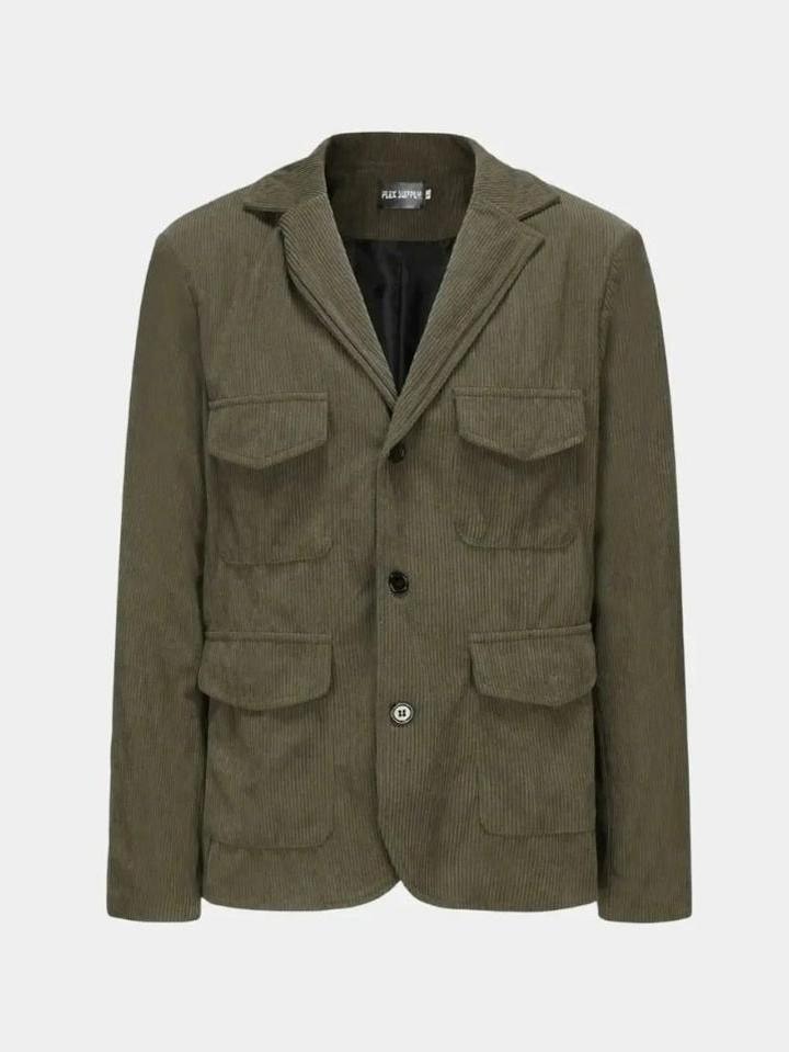 Elias Sztruksowa Kurtka Marynarkowa