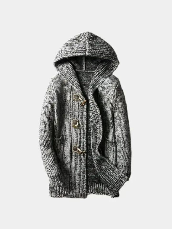 Himalaya™ | Dzianinowa Kurtka z Kapturem