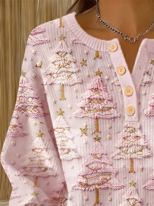Pink Christmas Sweter