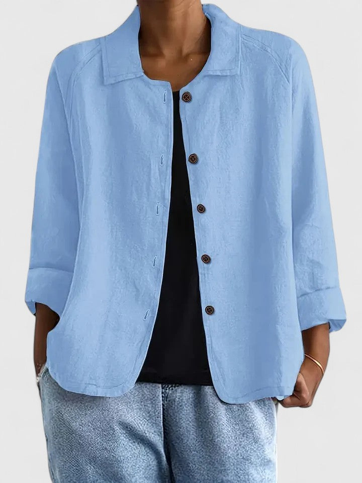 Jenny - Klasyczny Lekki Top Bawełniany